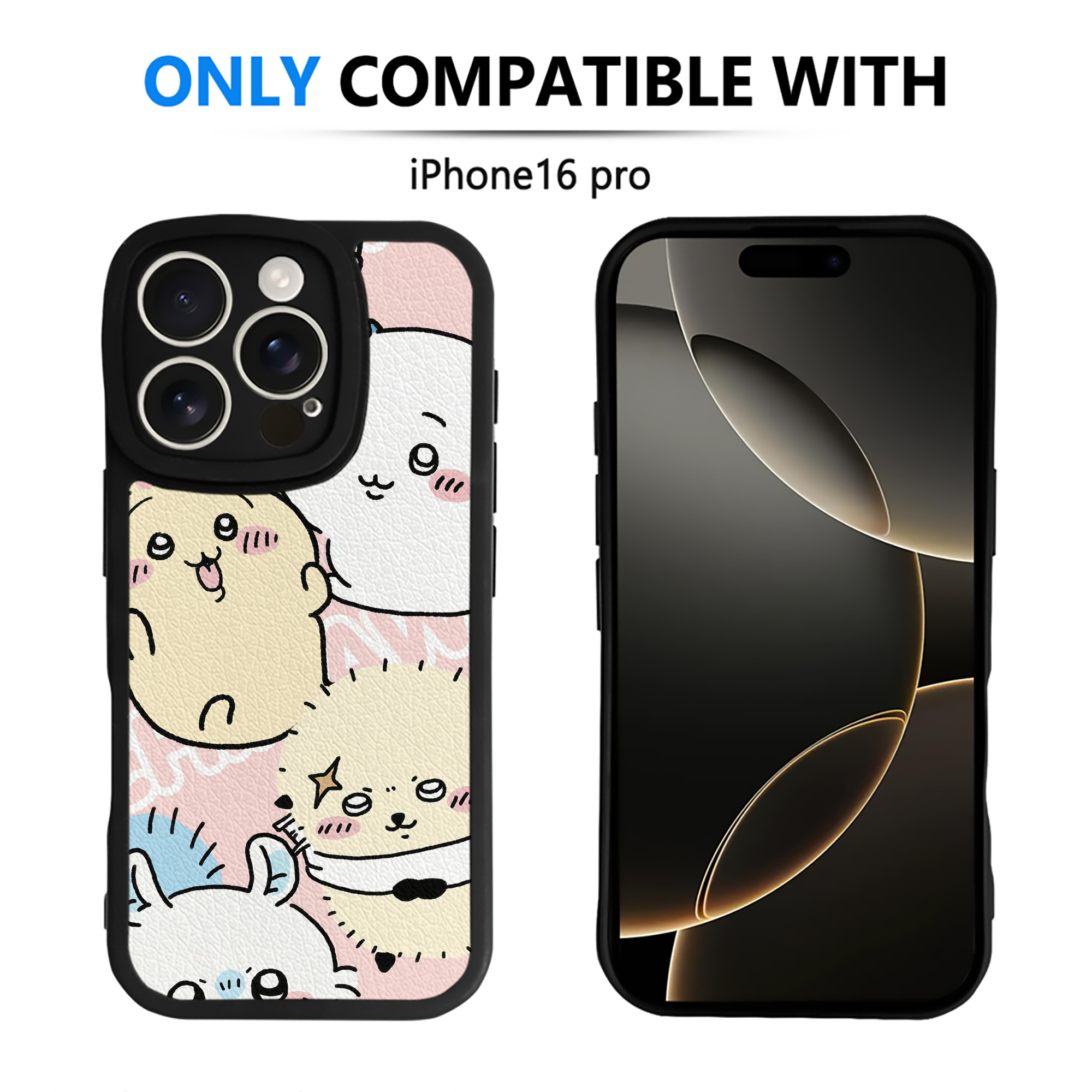 （画像用） ちいかわ Chii-kawa 【iPhone 16シリーズ対応】シリコンスマホケース（レザー調） 材質：シリコン